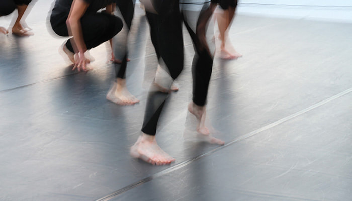 Ulysses Dancers rehearsing for Matisse in Townsville